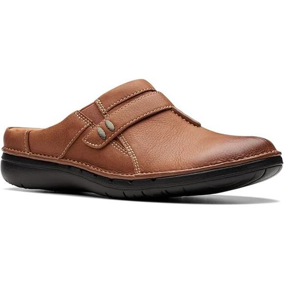NWT Clarks Unisex Un Loop Ease Sneaker, Dark Tan L-Size-Size 9.5M US Women - Picture 2 of 4
